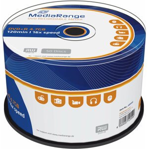 MediaRange DVD+R 4,7GB 16x, Spindle 50ks - MR445
