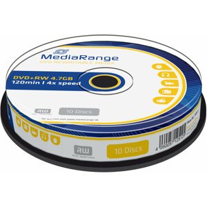 MediaRange DVD+RW 4,7GB 4x, Spindle 10ks - MR451