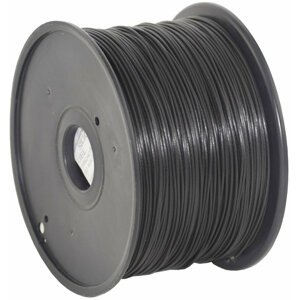 Gembird tisková struna (filament), PLA, 1,75mm, 1kg, černá - 3DP-PLA1.75-01-BK