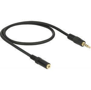 DeLock prodlužovací kabel Audio Stereo Jack 3.5 mm samec / samice IPhone 4 pin 0,5 m - 84716