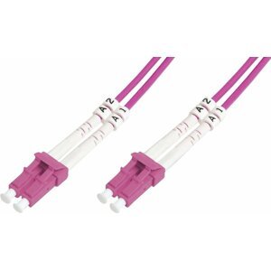 Digitus Fiber Optic Patch Cord, LC/LC Multimode 50/125 µ, OM4, Duplex, 5m - DK-2533-05-4