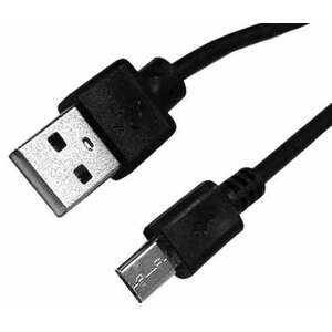 Datový kabel microUSB pro myPhone Hammer, prodloužený konektor, 2A, 80cm, černá - DATMYMICUSBHA