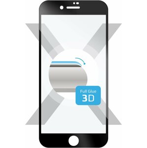FIXED 3D Full-Cover ochranné tvrzené sklo pro Apple iPhone 7/8/SE 2020, černé - FIXG3D-100-033BK