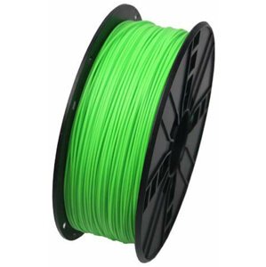 Gembird tisková struna (filament), PLA, 1,75mm, 1kg, fluorescentní zelená - 3DP-PLA1.75-01-FG