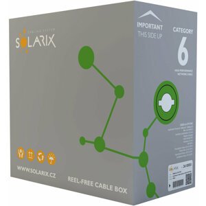 Solarix instalační kabel CAT6 UTP PVC E 305m/box SXKD-6-UTP-PVC - 26100001