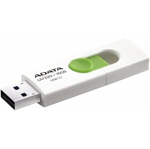 ADATA UV320 16GB bílá/zelená - AUV320-16G-RWHGN