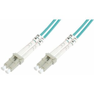 Digitus Fiber Optic Patch Cord, LC/LC Multimode 50/125 µ, OM3, Duplex, 15m - DK-2533-15/3