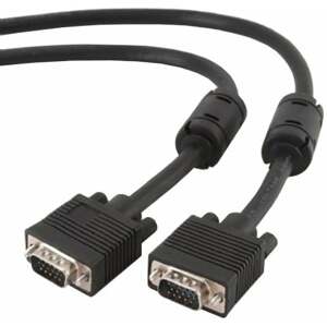 Gembird CABLEXPERT kabel propojovací k monitoru 15M/15M VGA 3m stíněný extra, ferrit, černá - CC-PPVGA-10-B
