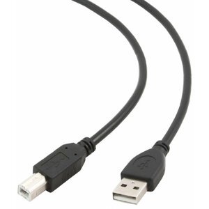 Gembird CABLEXPERT kabel USB A-B 3m 2.0 HQ zlacené kontakty, černá - CCP-USB2-AMBM-10