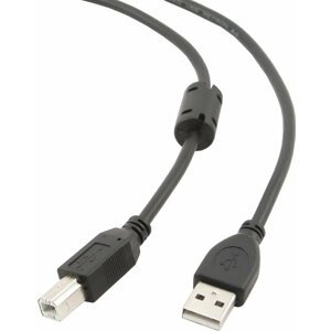 Gembird CABLEXPERT kabel USB A-B 3m 2.0 HQ s ferritovým jádrem - CCF-USB2-AMBM-10