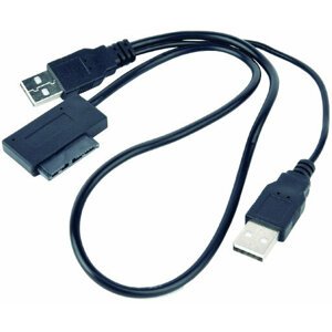 Gembird CABLEXPERT kabel externí adaptér USB na Slim SATA SSD, DVD - A-USATA-01