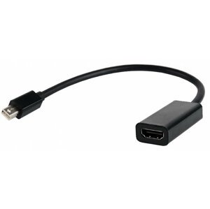 Gembird CABLEXPERT kabel red. miniDisplayport na HDMI, M/F, černá - A-mDPM-HDMIF-02