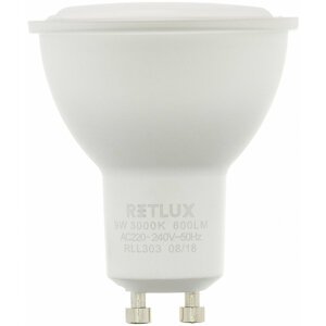 Retlux RLL 303 GU10 žárovka 9W WW - 50003563