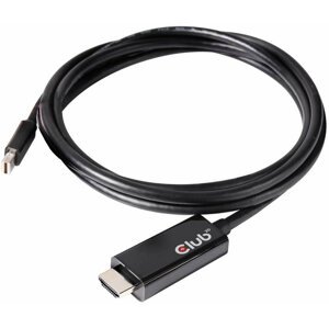 Club3D kabel mini DisplayPort 1.4 na HDMI 2.0b (M/M), 2m, aktivní - CAC-1182