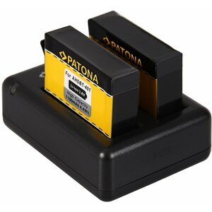 Patona sada pro digitální kameru Dual GoPro Hero 4 nabíječka + 2x baterie 1160mAh USB - PT1983B