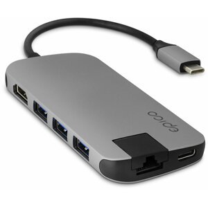 EPICO Hub Multimedia 2 s rozhraním USB-C pro notebooky a tablety - vesmírně šedá - 9915111900026