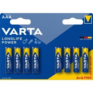VARTA baterie Longlife Power AAA, 4+4ks - 4903121448