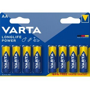 VARTA baterie Longlife Power AA, 4+4ks - 4906121448