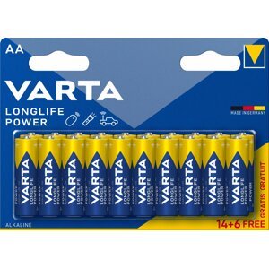 VARTA baterie Longlife Power AA, 14+6ks - 4906121492