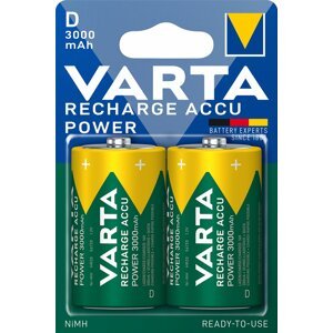 VARTA nabíjecí baterie Power D 3000 mAh, 2ks - 56720101402