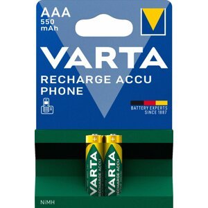 VARTA nabíjecí baterie Phone AAA 550 mAh, 2ks - 58397101402