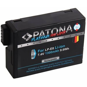 Patona baterie pro foto Canon LP-E8/LP-E8 + 1300mAh Li-Ion PLATINUM - PT1310