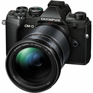 Olympus E-M5 Mark III + 12-200mm II, černá/černá - V207090BE010