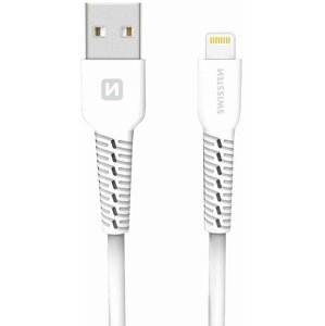 SWISSTEN datový kabel USB/Lightning, 1m, bílá - 71505541