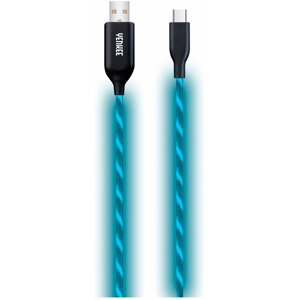 YENKEE YCU 341 nabíjecí kabel USB-C, LED, 1m, modrá - 35053491