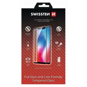 SWISSTEN ochranné sklo pro Samsung A705 Galaxy A70, case friendly, černá - 54501740