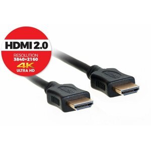 AQ KVH015 HDMI - HDMI, M/M, 2.0 4K, High speed, Ethernet, 1.5m, černá - xkvh015