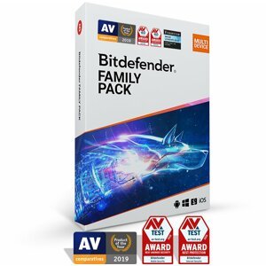 Bitdefender Family pack - 15 zařízení na 1 rok - BOX - FP01ZZCSN1215LEN_BOX