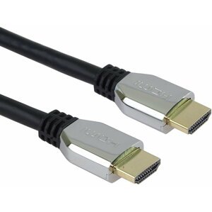 PremiumCord kabel ULTRA HDMI 2.1, M/M, 8K@60Hz, High Speed + Ethernet, 1m, černá - kphdm21z1