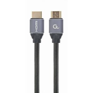 Gembird CABLEXPERT kabel HDMI 2.0, 1m, opletený, černá - CCBP-HDMI-1M