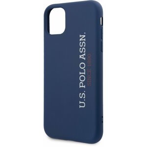 U.S. Polo silikonový kryt pro iPhone 11 Pro, modrá - USHCN58SLNVV2