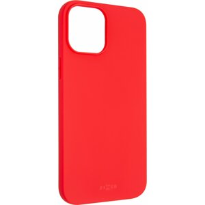FIXED pogumovaný kryt Story pro iPhone 12 Pro Max (6.7"), červená - FIXST-560-RD