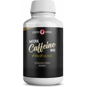 Doplněk stravy Caffeine Max 200 s bioperinem - 08595661000060
