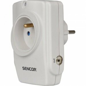 Sencor přepěťová ochrana, 1 zásuvka, bílá - 50001675