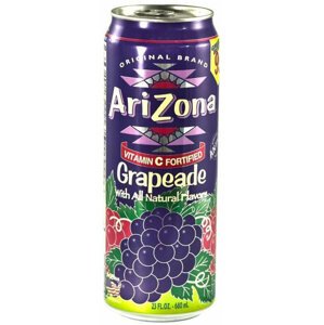 AriZona Grapeade, limonáda, hrozen, 680 ml - 0613008719296