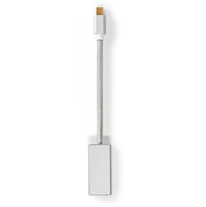 Nedis adaptér DisplayPort - mini DisplayPort, stříbrná - CCTB37450AL02