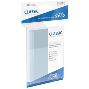 Ochranné obaly na karty Ultimate Guard - Classic Soft Sleeves Standard, 100 ks (66x93) - 04260250071014