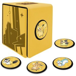 Krabička na karty Pokémon - Shimmering Skyline Alcove Click, magnetická, na 100 karet - 0074427162030