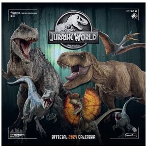 Kalendář 2024 Jurassic World, nástěnný - 09781805270577
