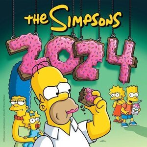 Kalendář 2024 The Simpsons, nástěnný