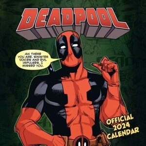 Kalendář 2024 Marvel - Deadpool, nástěnný