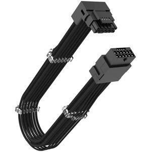 Akasa prodlužovací kabel G-Nexus PX16, 12+4-pin 12VHPWR Adaptér, 30cm, 90° - AK-CBPW32-30BK