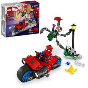 LEGO® Marvel 76275 Honička na motorce: Spider-Man vs. Doc Ock - 76275