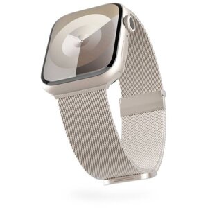 Epico ocelový pásek Milanese+ pro Apple Watch 42/44/45/49mm, bílá - 73818182100001
