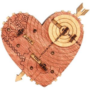 Hlavolam iDventure - Trezor dřevěné srdce - ID1119