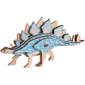 Stavebnice Woodcraft - Stegosaurus, dřevěná - ZP06